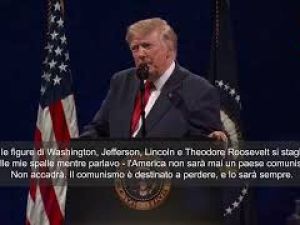 250esimo Usa, Trump: Comunismo un cancro, una minaccia per la libertà americana