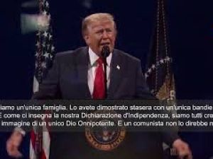 250esimo Usa, Trump: Noi creati a immagine di Dio, un comunista non lo direbbe mai
