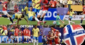Así reman los noruegos en Monterrey, triunfo ante Brasil. Van contra Inglaterra