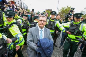 Was Jeffrey Donaldson being blackmailed by the British government?
