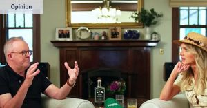 Leave Kylie out of it: Why on earth did Albanese do that podcast?