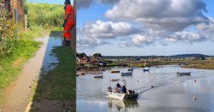 Blocked pipe blamed for sewage spill close to Norfolk beauty spot