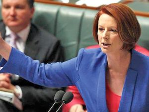 Julia Gillard has picked a fine time to transition