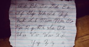 Mourning the Loss of Cursive Handwriting