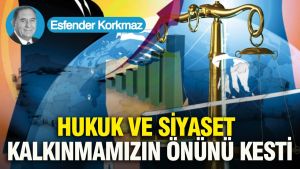 Hukuk ve siyaset kalkınmamızın önünü kesti