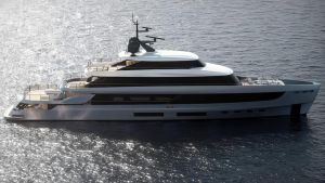 Darsena di nuovo in festa. Yacht con standard green. Altro varo alla Lusben