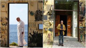 La Porta d’Europa attraversata da Papa Leone XIV: nata e creata a Faenza. “Commissionata dal nipote di Arnoldo Mondadori”
