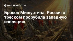 Бросок Мишустина: Россия с треском прорубила западную изоляцию