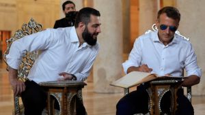 Macron'un Ankara yolunda Şam ziyareti