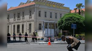 Dubbele explosie in Damascus nabij hotel waar Franse president Macron verbleef