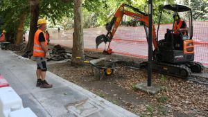 Trieste, partita la riqualificazione del tratto di viale Miramare davanti alle case ex Incis