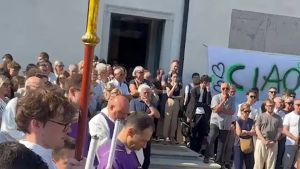 Funerale di Gabriele Sorgon, ecco le dediche e le immagini