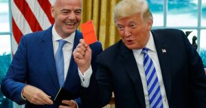 Trump should get a red card and so should FIFA