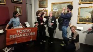Blitz di Ultima Generazione alle Gallerie dell’Accademia: cinque attivisti a processo