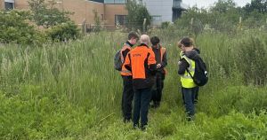 School project transforms industrial wasteland into quiet woodland haven