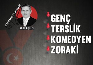 Çarşamba iğneleri: Genç, Terslik, Komedyen, Zoraki