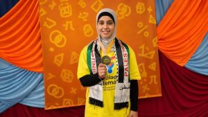 Palestinian survivor of the Gaza genocide wins gold at São Paulo Math Olympiad