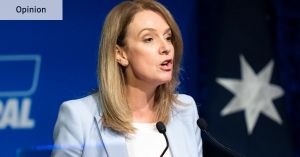 Kellie Sloane came in to tidy up the NSW Libs. She’s going to need a bigger broom
