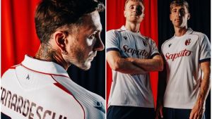 Bologna, svelata la maglia da trasferta per la stagione 2026-27: il richiamo ai portici e alla Torre di Maratona