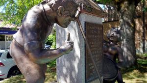 Jagd nach dem Silberschatz: Wangen feiert 25 Jahre Mondfänger-Brunnen