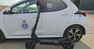 Police seize e-scooter after man caught riding through town
