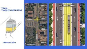 Tram a Bologna, viabilità definitiva: dall’ospedale Maggiore a via Saffi tra fermate, svolte e corsie