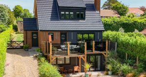 Renovated property overlooking golf club for sale at £680,000