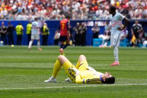 ¿Es de gravedad? Thibaut Courtois sale lesionado en los cuartos de final del Mundial