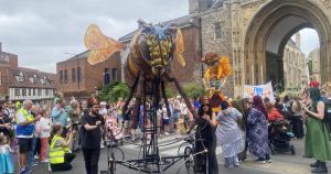 Carnival atmosphere in Norwich as families flock to city's annual celebration parade