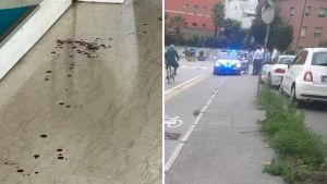 Sangue davanti ai negozi a Pordenone, gli operatori: «Adesso basta»