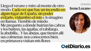 Cuando lo que arde son vidas humanas