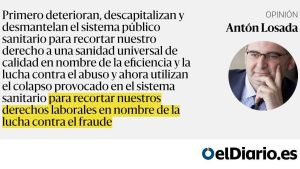 Estamos pidiendo bajas por encima de nuestras posibilidades