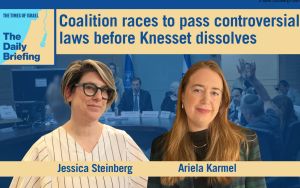 Daily Briefing July 13: Coalition races to pass controversial laws before Knesset dissolves