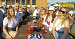 Outdoor fan zone returns to original venue for World Cup semi-final match