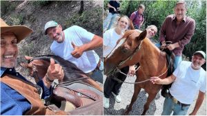 Totti e Spalletti a cavallo nel ranch di Montaione. Relax in Toscana per l’ex capitano della Roma