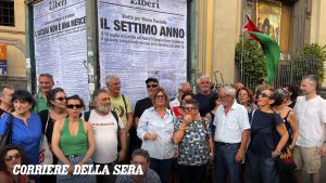 Ripristinate le pagine-murali per Mario Paciolla e l'acqua pubblica in piazza Dante