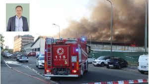 Il maxi rogo alla Bartolini, esclusi veleni nell’aria: “Fiamme e batterie al litio? Peggio della benzina...”