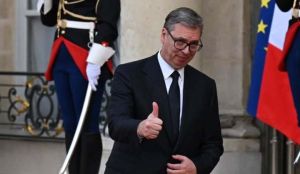 Vučić stigao u Ukrajinu vozom (VIDEO)