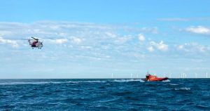 Major rescue mission ends in tragedy as seaman dies off Caister coast