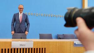 Merz: „Die Koalition hat Tritt gefasst“