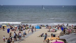 Noordzee nog nooit zo warm in midden juli