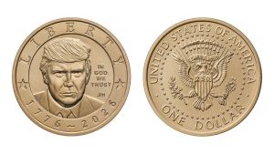 Treasury Unveils New $1 Gold Coin Featuring Trump's Face for America's 250th Birthday, Sparking Debate