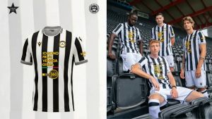 Udinese, tornano le tradizionali strisce bianconere: ecco la nuova maglia casalinga