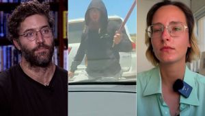 Israeli Settlers Attack a Convoy of Journalists in the Occupied West Bank