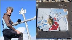 Vandali in vetta al Gavia: distrutta la targa dedicata a un escursionista scomparso