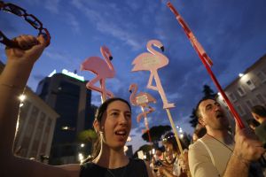 Albania’s Pink Flamingo Revolution is a clash of visions