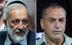 Deri accuses IDF chief of election interference for opposing ban on arresting draft dodgers