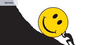 My colleague is constantly negative. How can I make them cheer up?