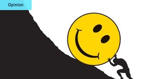 My colleague is constantly negative. How can I make them cheer up?
