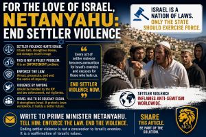For the Love of Israel, Netanyahu Must End ‘Settler Violence’